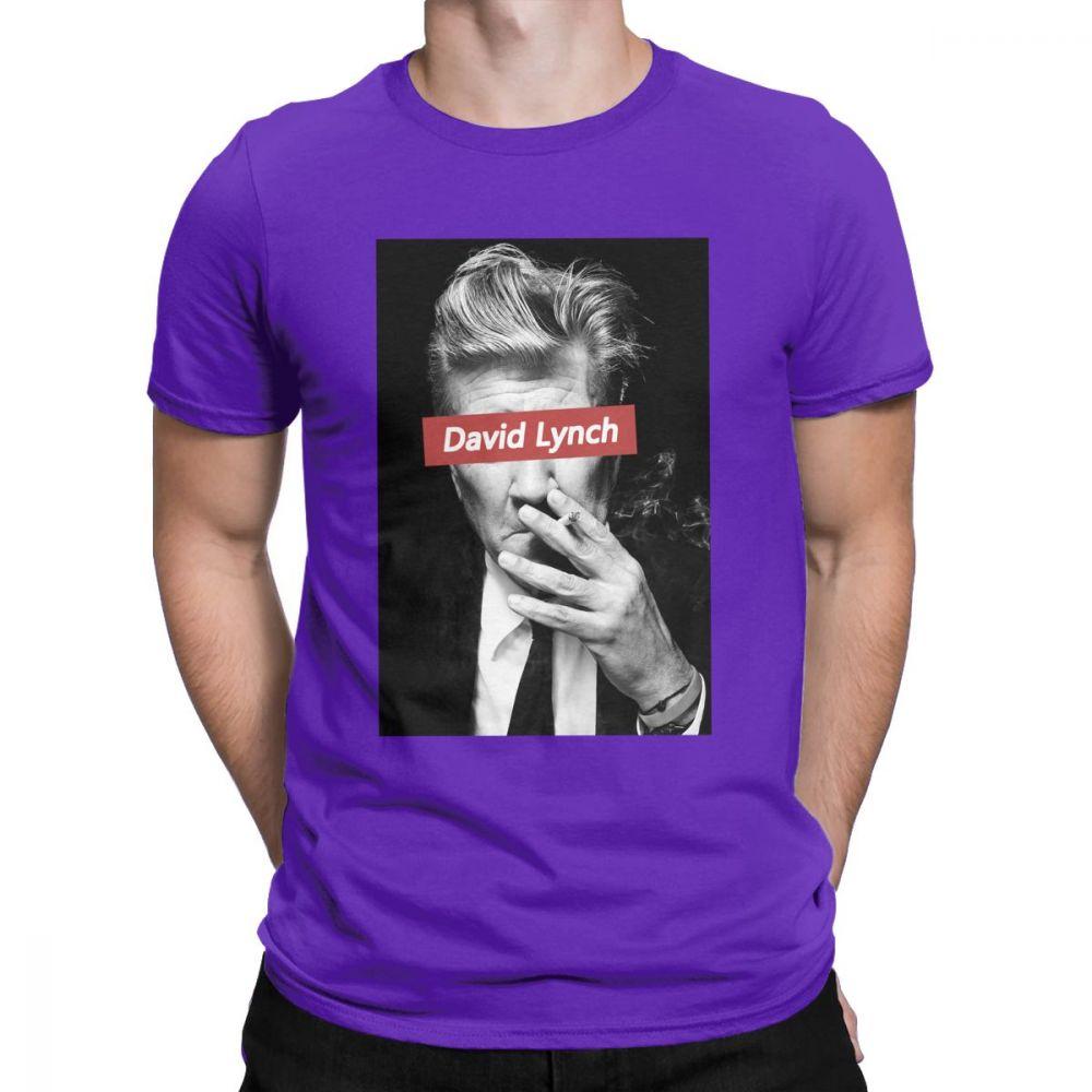 David Lynch Tshirt 80s Mens T Shirts Newest Twin Peaks Cotton Short Sleeve Tee Shirt Movie Tops Plus Size Birthday Gift TShirt