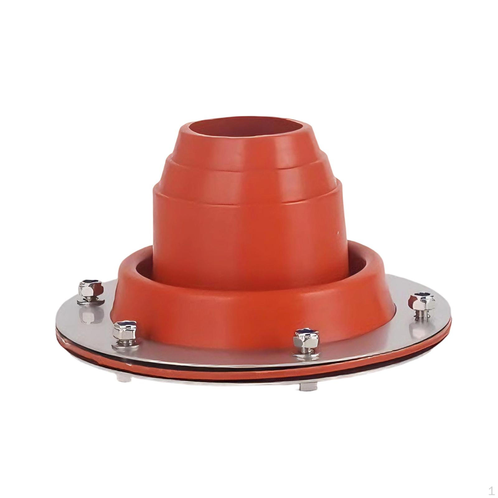 

Pipe Fitting for Tents, Chimney Ventilation, Improved, Heat-resistant Silicone Sleeve, Tent оранжевый