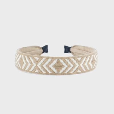 LALA Ethnic Hairband M-D Beige