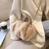New Mao Mao Bag Women's Autumn and Winter Versatile Messenger Pumpkin Plush Portable Cloud Bag Fashionable Versatile