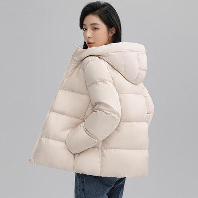 Ladies Down Jacket Autumn and Winter New Hooded All-match Korean Style Slim Jacket