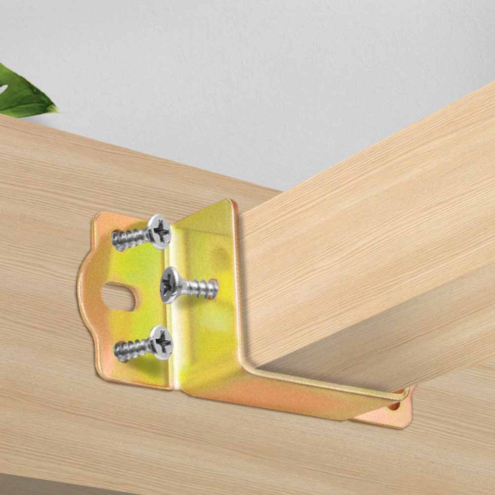 4x Schwerlast-Bettrahmenhalterung Befestigungsverbinder für Holzmöbelbetten Kopfteile Fußteile Etagenbetten Leitern