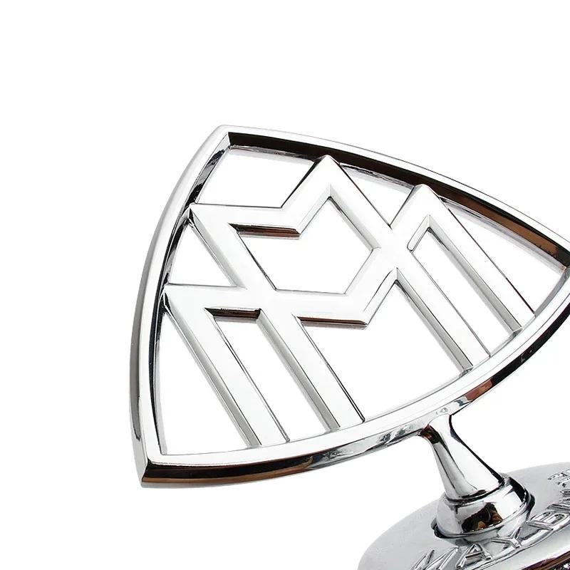 Car Metal Head Hood Logo Badge Emblem Styling Sticker For Maybach S560 S580 S600 S680 GLS600 W205 W212 W213 W222 W221 W223 W167