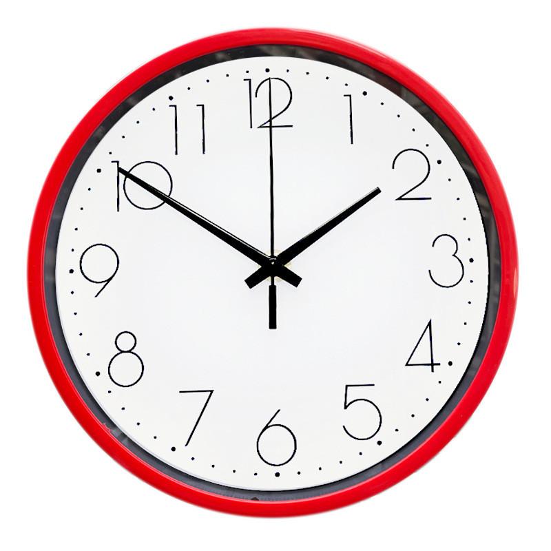 Modern Round Kitchen Wall Clock With Quartz Movement For Living Room Decor