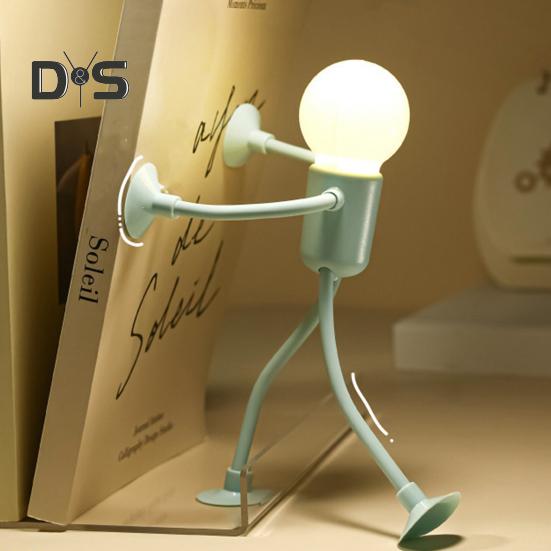 Lampă de noapte amuzantă cu formă schimbătoare, lampă de noptieră cu LED, strălucire moale, fără pâlpâire, lumină de noapte în formă de bricolaj, decorare de Crăciun