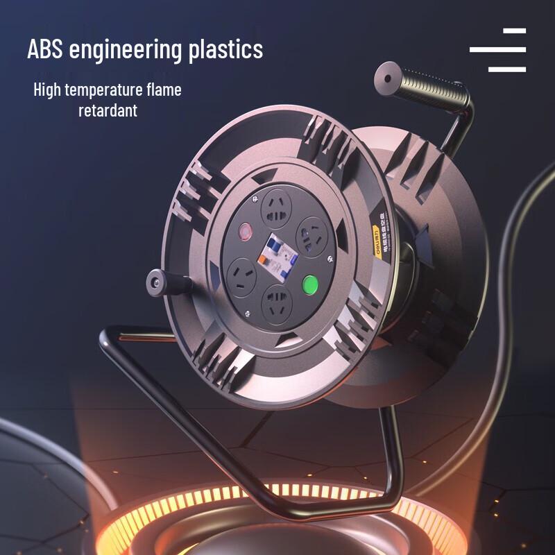 Deli Portable Outdoor Cable Reel Empty Spool