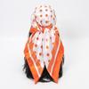 Retro Polka Dot Printed Female Neck Scarf Satin 90cm Women Hair Scarves Head Band