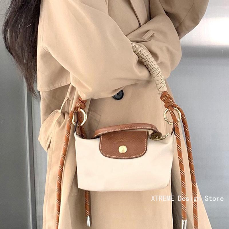 1Pc Bag Strap For DIY Handmade Woven Rope Tote Bag Strap Mini Bags Woven Strap Bag Transformation Bags Accessories