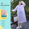 Reusable Full-Length Women's Raincoat for Outdoor Use