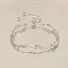 Fashion 4-piece love bracelet set, fashionable light luxury high-end niche jewelry
