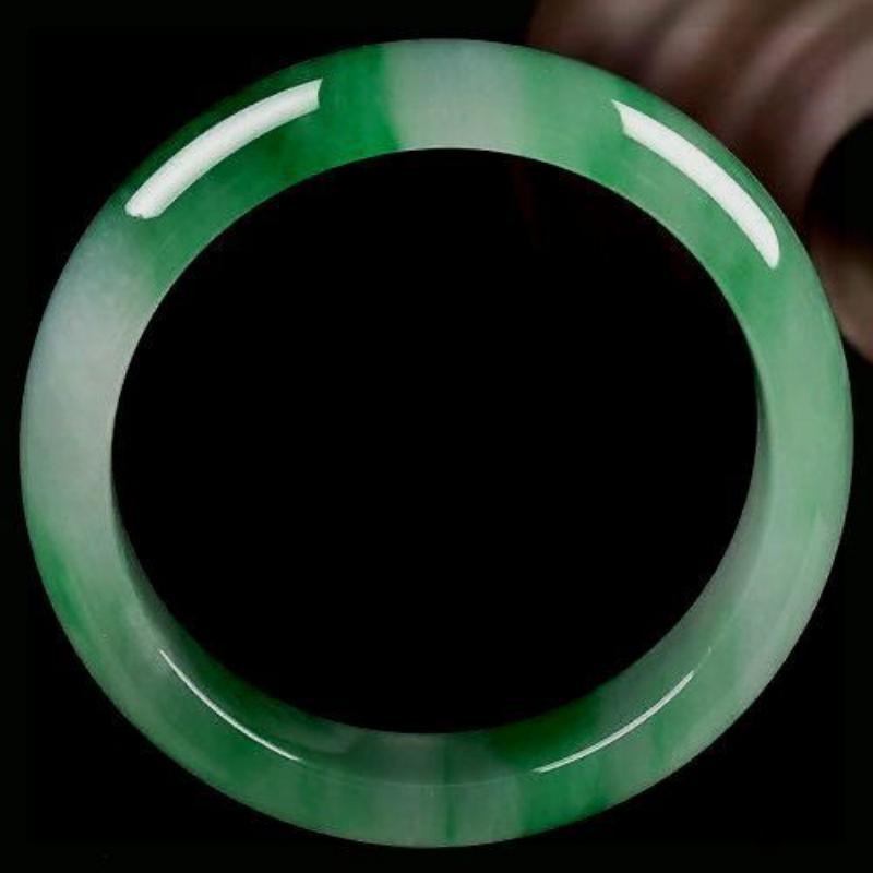 Ice Seed Floating Green Light Green Floating Flower Bracelet, Women's Jade Bracelet Gift, Birthday Gift