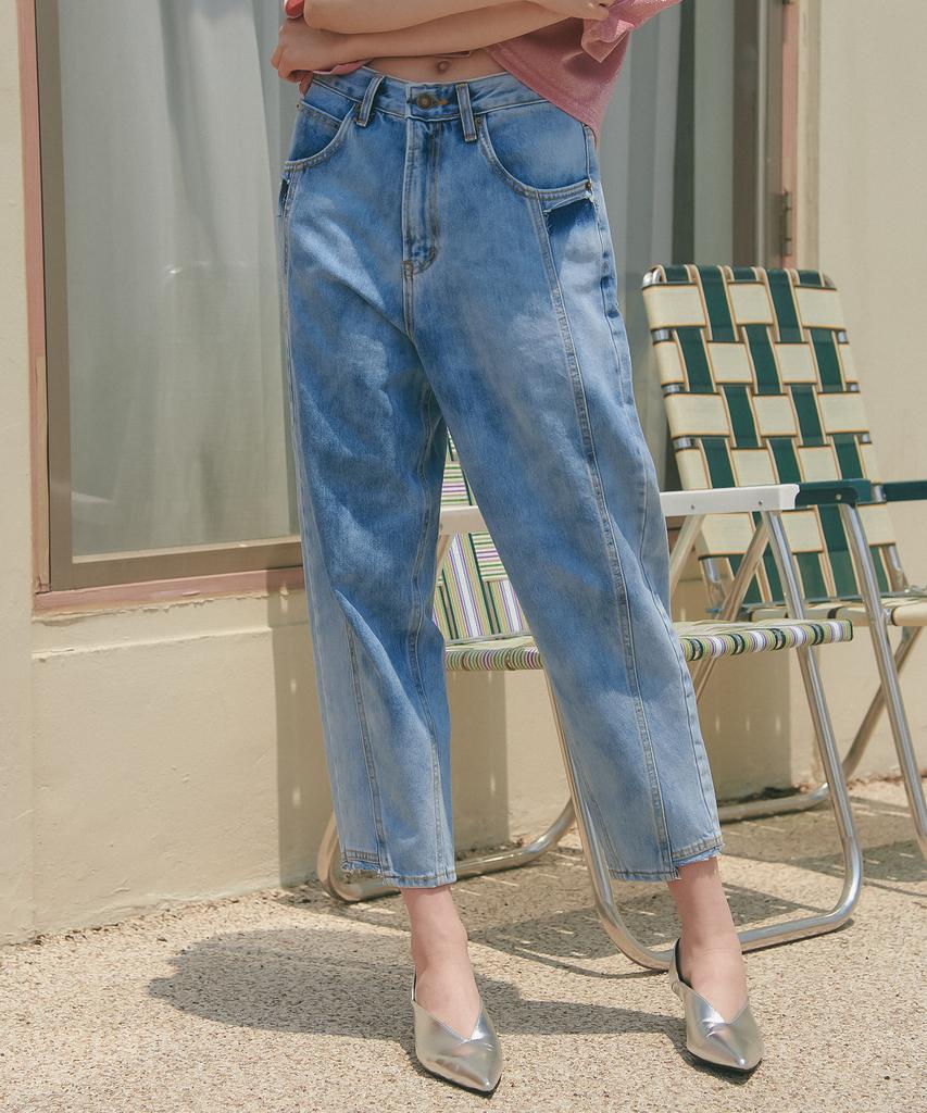 UNKNOWN PLANET Up-233 Water Wash Boyfit Pants