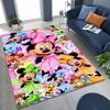 3D Tištěný Kreslený Koberec Minnie Mickey Mouse do Ložnice Obývacího Pokojí Pohovky Domu Rohožka Dekorace, Velký Dětský Protiskluzový Podlahový Koberec Dárek