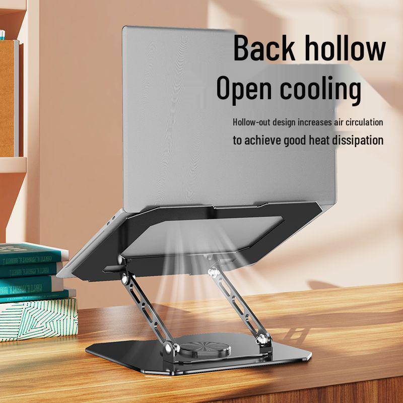 Adjustable All-Metal Desktop Stand for Phone/Tablet with 6-Way Rotation