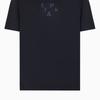 Emporio Armani Ss24 Letter Logo Embroidered Crew Neck Pullover Short Sleeve T-Shirt Men tops Navy-Blue 6D1TC0-1JOSZ-0920