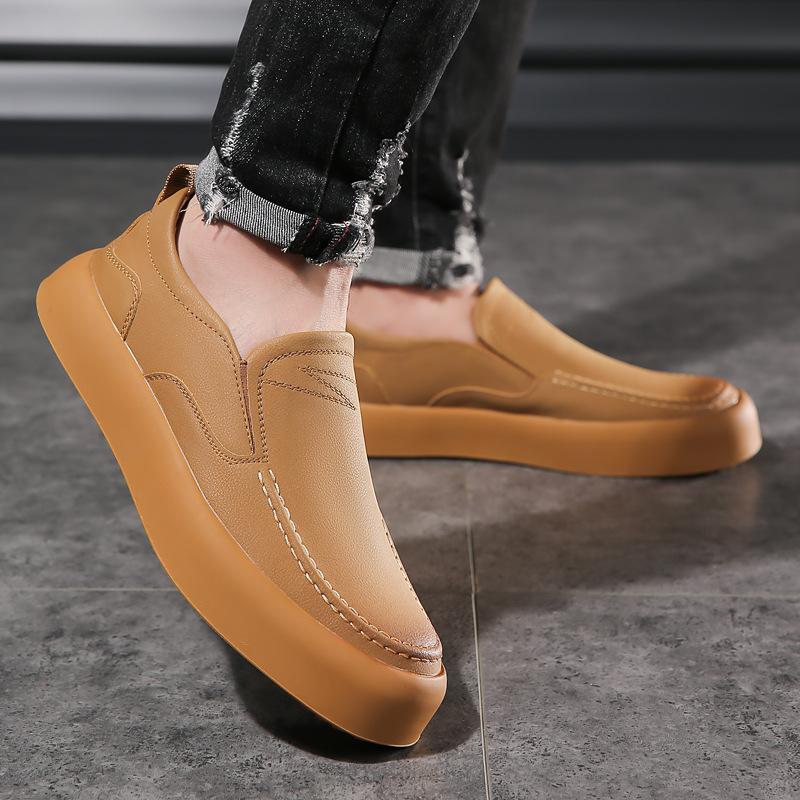 Mode Mode Herren Freizeitlederschuhe Herren Slipper Loafers Herren Bequeme Fahr-Flats