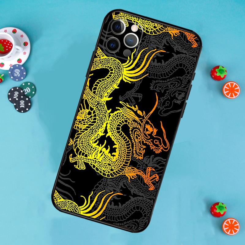 DRAGON TATTOO JAPANESE Phone Case For iPhone 17 Air 16 15 14 13 12 11 Pro Max 12 13 Mini 15 16 Plus 16e Cover Funda