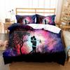 Love Heart Polyester Duvet Cover Set King Queen Twin Full Size Romantic Theme Big Love Heart For Kids Girl Boy Women Bedding Set