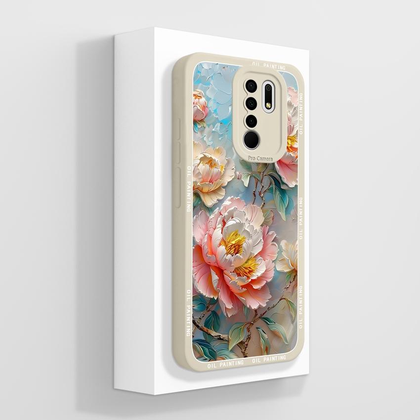 For Xiaomi Poco M2 M3 M4 M6 M7 Pro M5 M5S Mysterious Whale Phone Cases Camera Protection Liquid Silicone Anti Fall Protection Covers For Xiaomi Casing