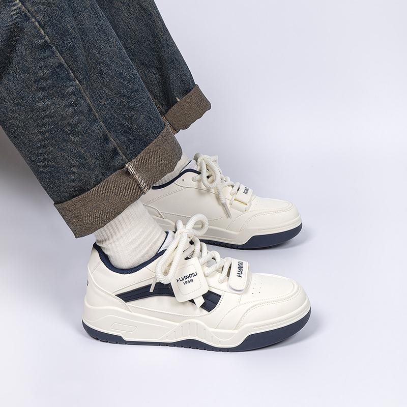 Global Invisible Heightening Board Shoes ZHQ5729 Spring Trend Versatile Velcro Men's Shoes Comfortable Platform Casual Shoes