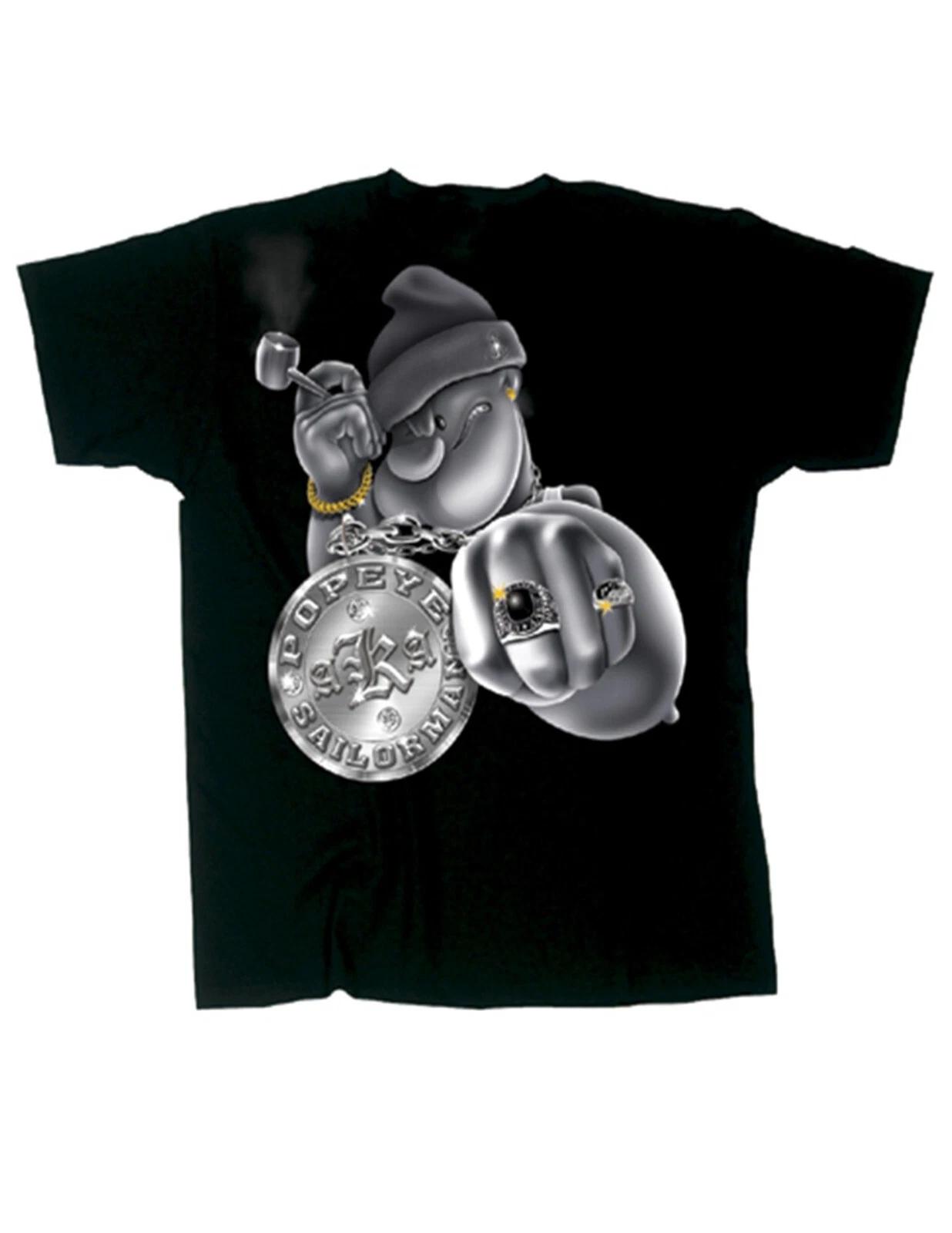 Popeye Gangsta Sailor Tee T shirt Funny M