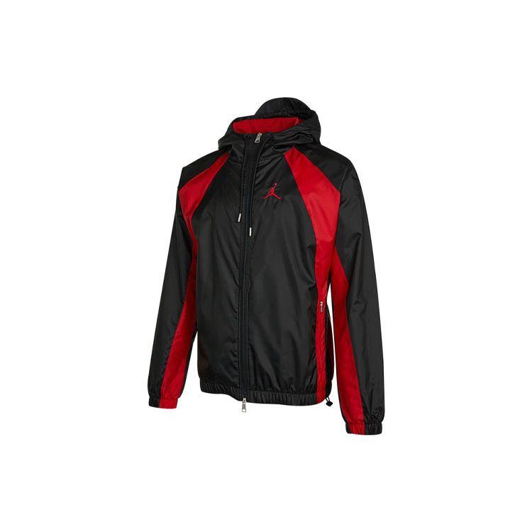 Jordan Ss22 Тканая спортивная куртка с капюшоном Мужская верхняя одежда Черный DJ9829-010 M