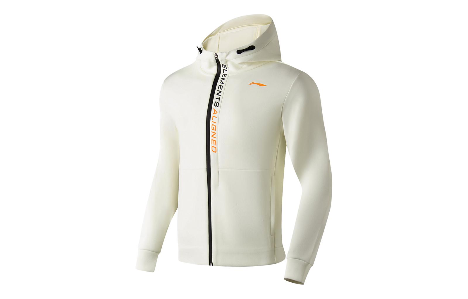 Li Ning Fitness Series Sweatshirt Men s Cream White AWDT051-2 XXXL
