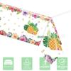 Summer Fruit Party Tableware Set: Pineapple Tablecloth, Disposable Plates & Cups for Kids' Birthdays