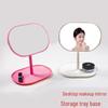 Luxury Rotatable Desktop Makeup Mirror with Storage
