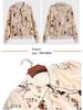 Women's Casual Gold Velvet Baseball Jacket - Korean Style, Slimming, Plus Size, Versatile for Spring & Autumn.