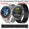 22mm Tytanowy Pasek z Szybkim Mocowaniem do Huawei Watch GT6/GT5 Pro 46mm Wymienny Pasek na Nadgarstek do Huawei Watch GT5/4 3 Pro Bransoleta