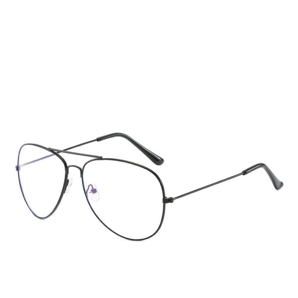 PC Metal Frame Glasses Transparent Business Reading Eyewear 3 Color Anti Blu-ray Glasses  Men