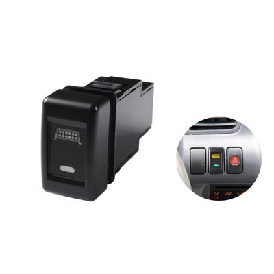1PC LED Parking Radar Power Supply Steering Sheel Fan Electronic Dog Switch Button For Isuzu