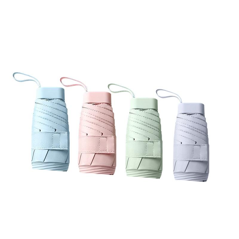 Compact Foldable Journey Umbrella UV Shield Lightweight Portable Pocket Sun Umbrella