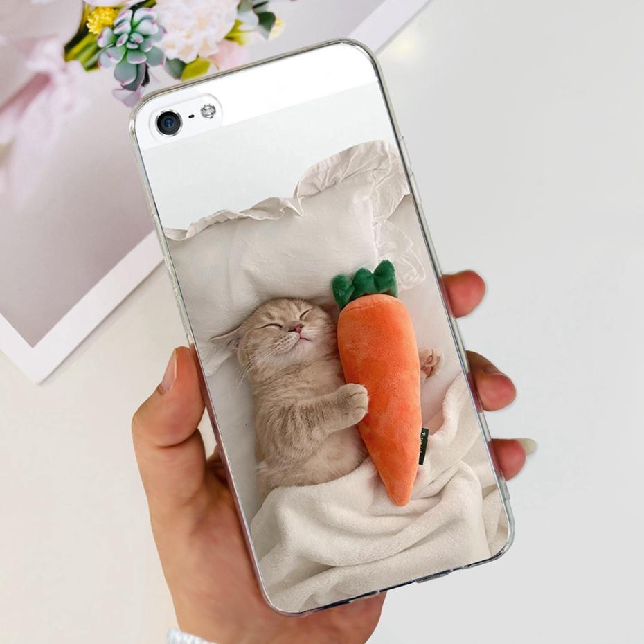 Lovely Printing Phone Case For iPhone 5 5s SE (2016) Soft Silicone TPU Back Cover For iPhone SE 2016 iPhone5 iPhone5s 4.0"