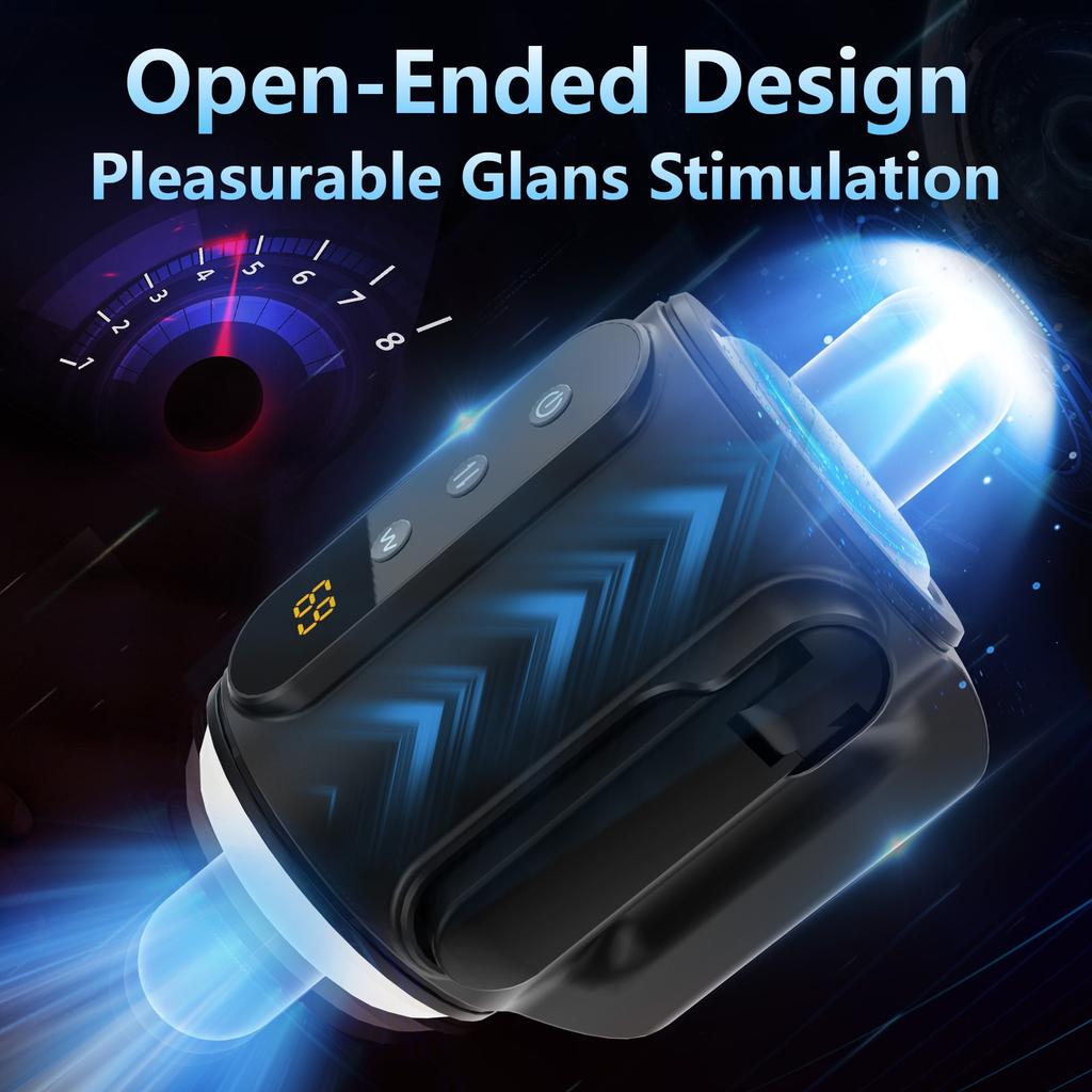 Automatic Male Masturbator Sex Toy with 9 Thrusting & Vibration Settings, Penis Pump Male Sex Toys