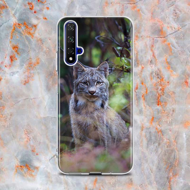 Cute Canada Lynx Silicone Cover For Honor 20 20S 20E 8 8A Prime 8X MAX 8C 8S 7A 7C 7S Pro Phone Case