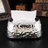 Light Luxury Acrylic Tissue Box Household Living Room Dining Room Napkin Paper Box Creative Bedroom Desktop Paper Box Ornament