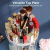 1 Piece 360° Rotating Makeup Organization Desktop Makeup Stand Cosmetics Lipstick Display Box Home Fashion Storage Box