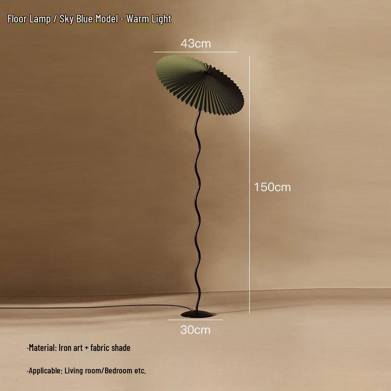 Dream Bubble Japanese Pleated Floor Lamp