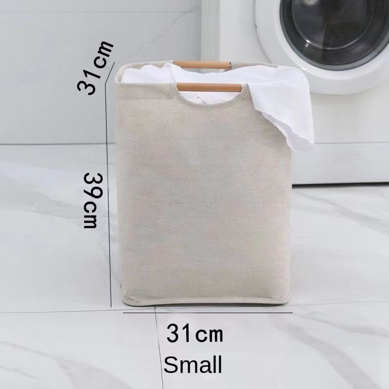 Waterproof Laundry Basket Cotton Linen Dirty Clothes Baskets Organizer Foldable Sundries Storage Bag Foldabling