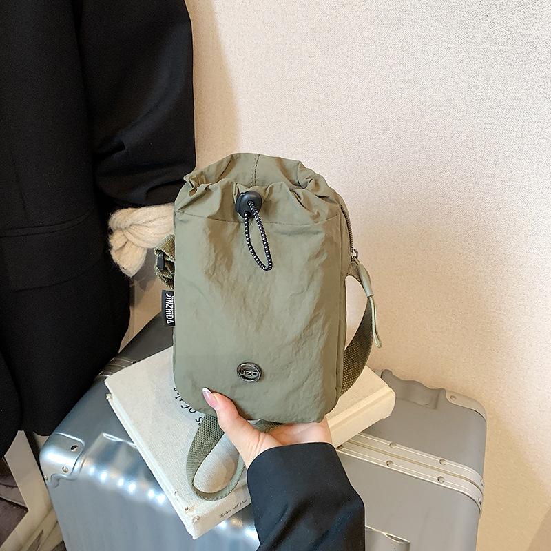 Fashion Personalized Versatile Small Bag 2025 Summer New Casual Anti-splashing Shoulder Messenger Bag Women's Nylon Bag