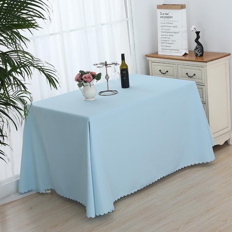 

180 x 260cm Conference Room Tablecloth Hotel Booth Sign in Desk Skirt Exhibition Desk Skirt Stage Skirt Long Strip Table 120 x 160CM