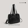 Versatile and simple, color uniform bag student niche high-value shoulder messenger bag