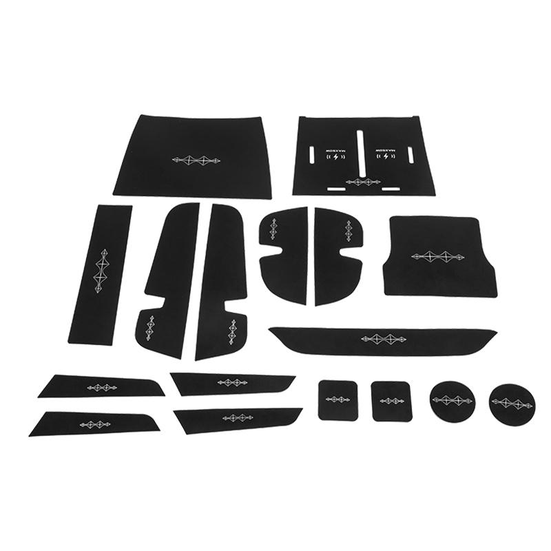 For BYD Leopard 8 Denza B8 2025+ Car Interior Anti-slip Mat Cup Slot Mat Coaster Door Seam Mat Auto Inner Car Accessories