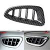 2pcs Car Carbon Fiber Dashboard Side Upper Air Vent Housing Outlet Frame Cover For Honda HRV HR-V