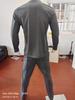 Men's European Style Two-Piece Suit: Fall 2022 Round Neck Long Sleeve T-Shirt & Trousers Casual Set