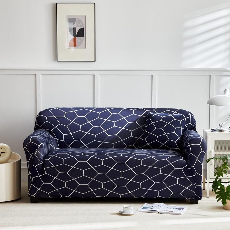 Anti Slip and Dust Proof Fabric Sofa Cover Cloth Ins Wind Elastic Sofa Cover Sofa Towel All Inclusive for All Seasons