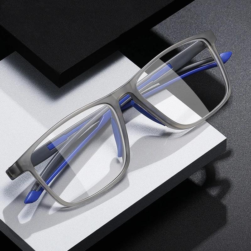 Trendy Vintage Presbyopia Glasses Square Frame Far Sight Reading Glasses for Men Women Fashion Sports Eyewear Diopter