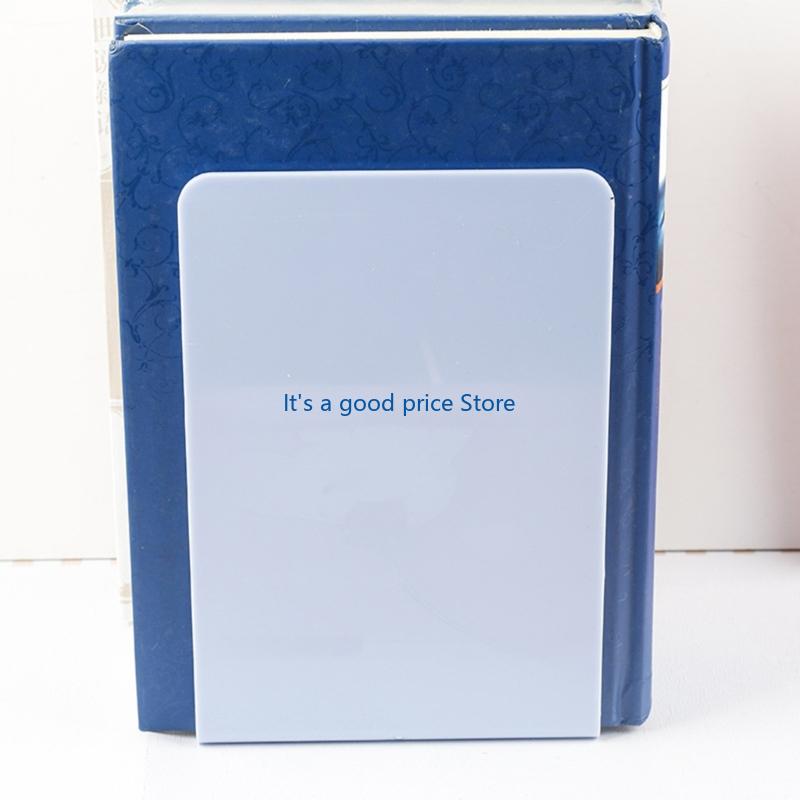 4 Stück Acryl Buchstützen Buchhalter Ständer Buchstütze Buchstopper L-Form Buchstützen Schreibtischorganizer für Bücher Zeitschriften